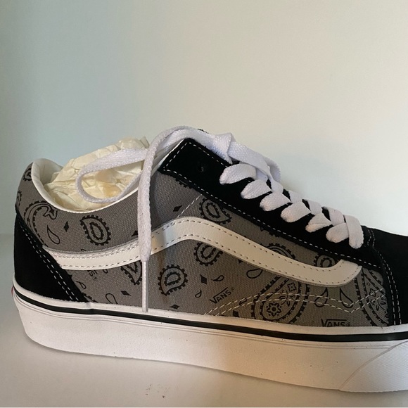 NEW VANS OLD SKOOL PAISLEY UNISEX MEN 8.5 - Picture 7 of 8